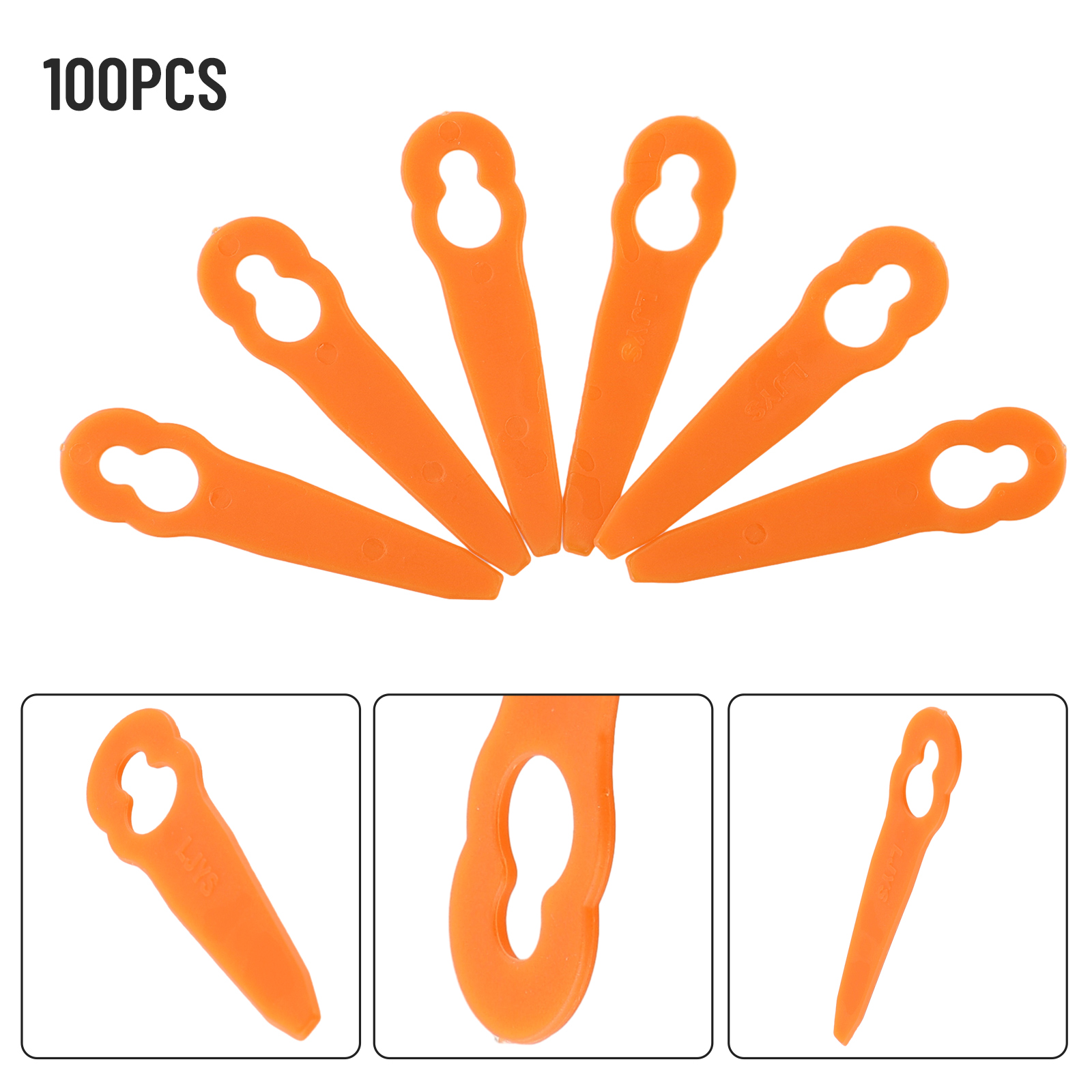 100PCS Plastic Replacement Bla - مراجعة Gardening Tools Basic وسعره