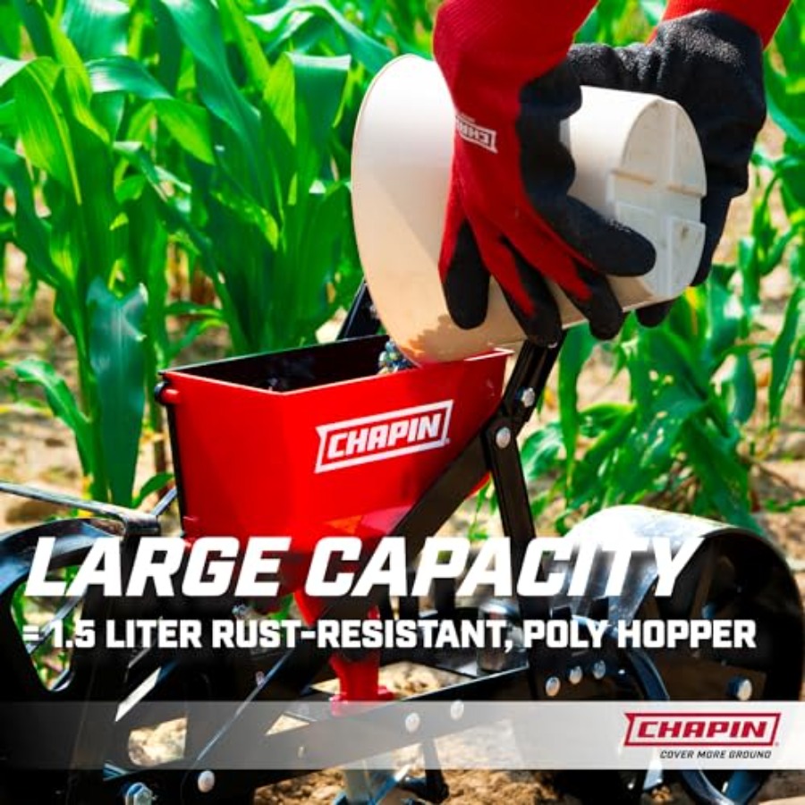 Garden Push Seeder Planter wit - مراجعة Garden Row Marker وسعره