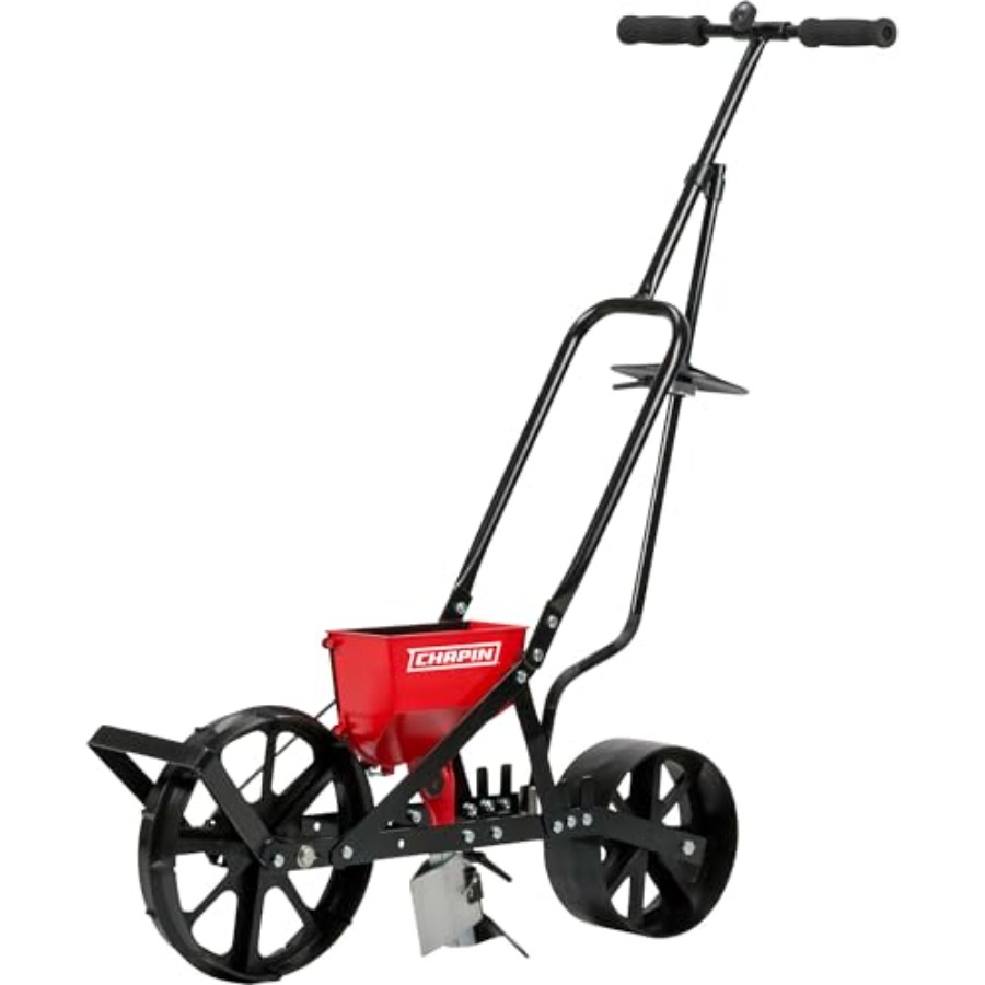 Garden Push Seeder Planter wit - مراجعة Garden Row Marker وسعره