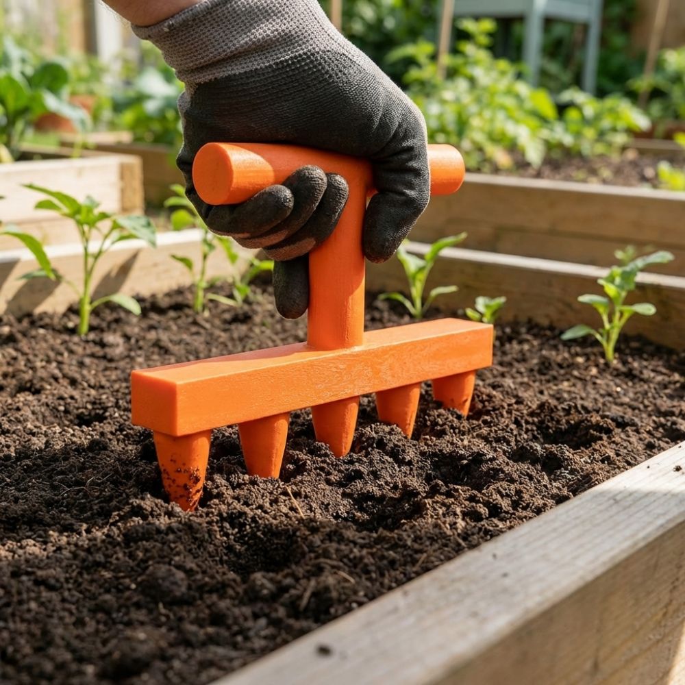 Plastic Soil Hole Drilling Too - مراجعة Garden Row Marker وسعره