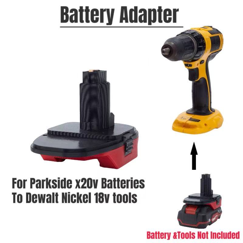 Battery Adapter Converter For  - مراجعة Gardening Tools Lidl وسعره