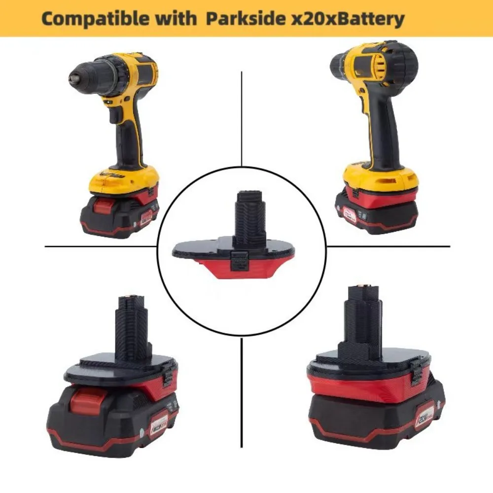 Battery Adapter Converter For  - مراجعة Gardening Tools Lidl وسعره