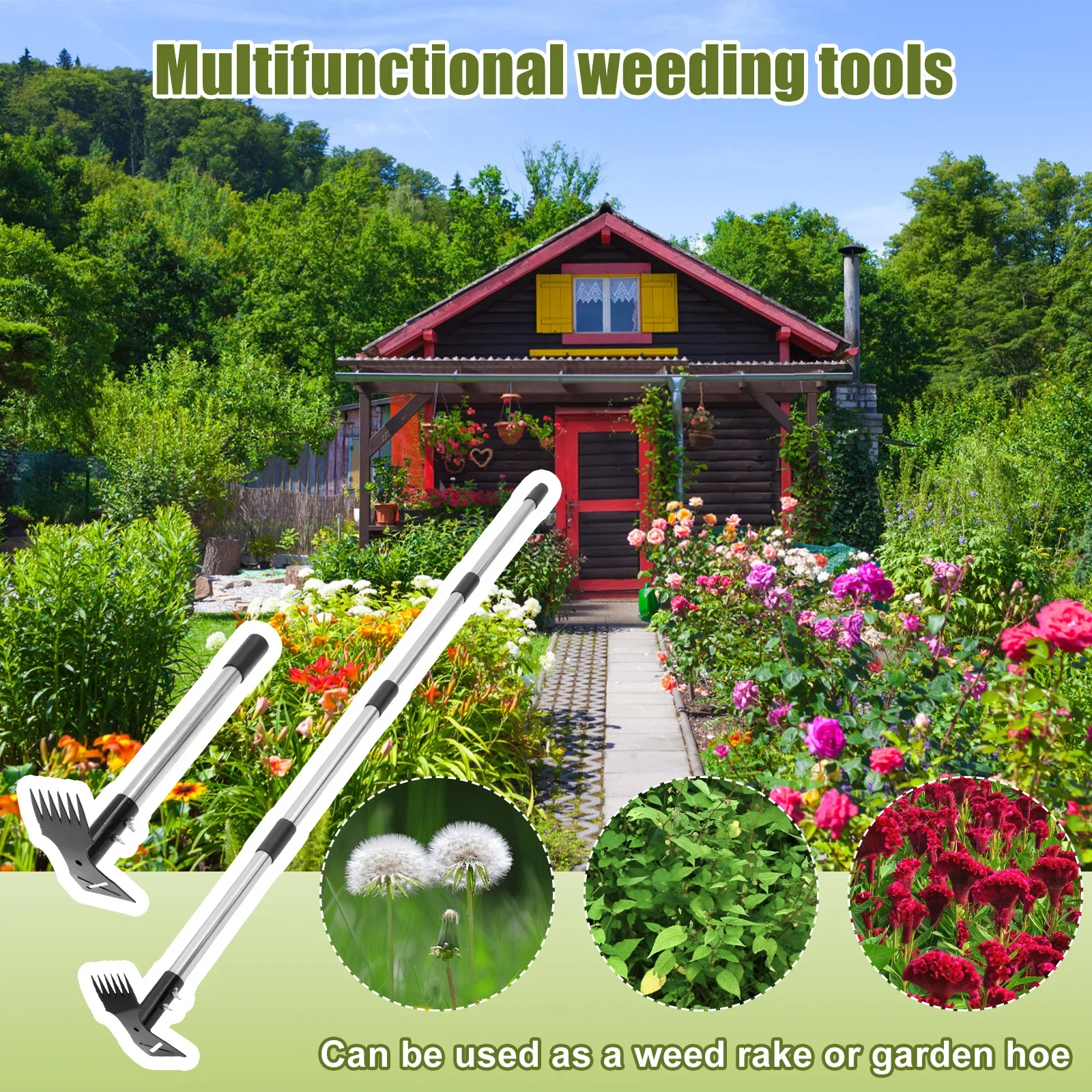 2-in-1 Extended Weed Puller To - مراجعة Gardening Tools To Remove Grass وسعره