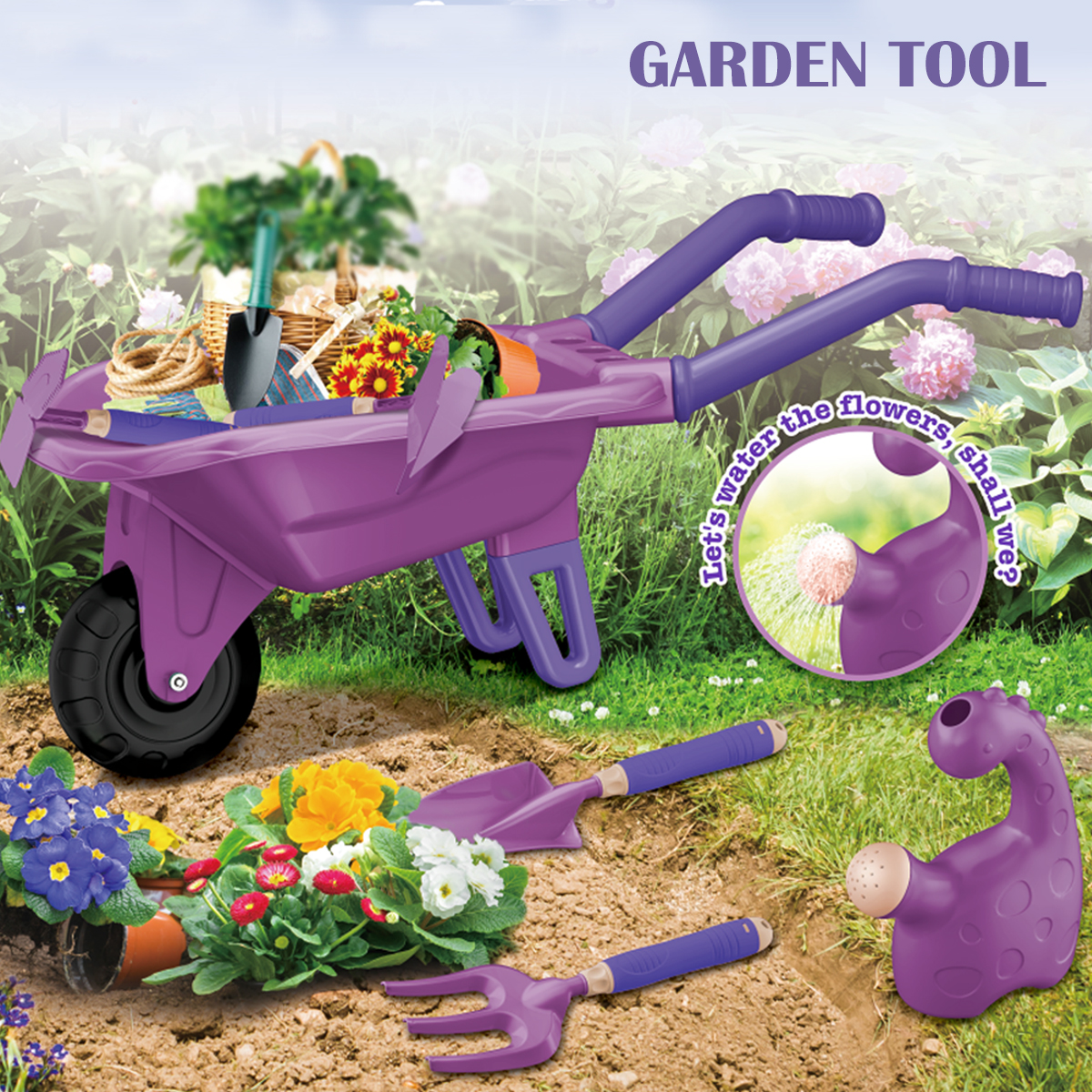 Gardening Tool Set Toys for ki - مراجعة Gardening Tools For Beginners وسعره