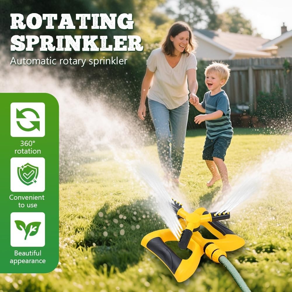 360-Degree Automatic Rotating  - مراجعة Gardening Tools And Equipment وسعره