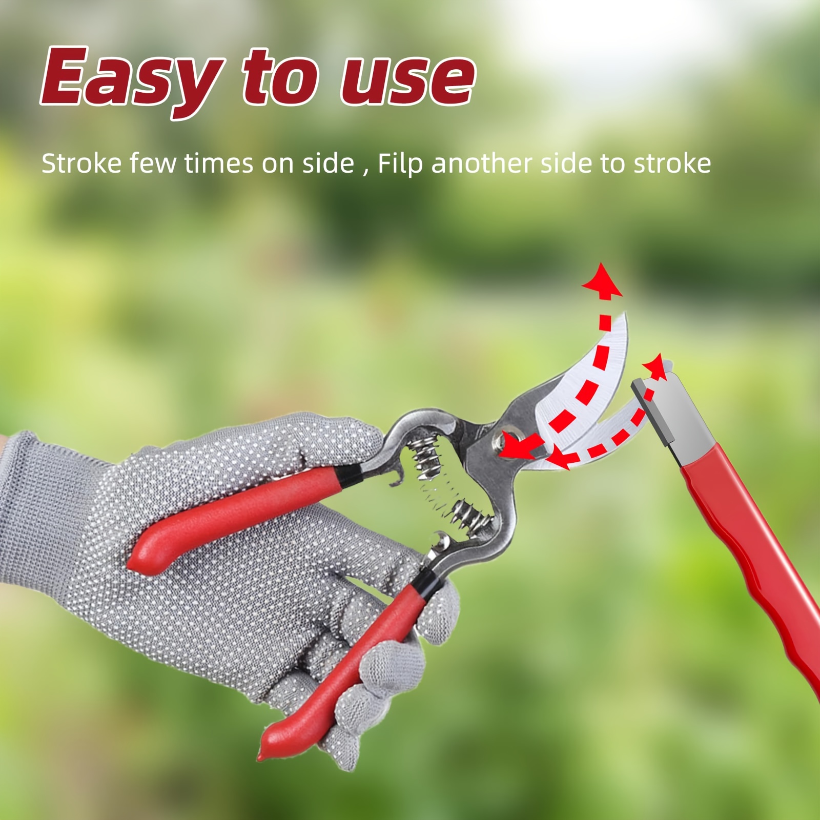 Garden Shears Sharpener, Easil - مراجعة Gardening Tools You Must Have وسعره