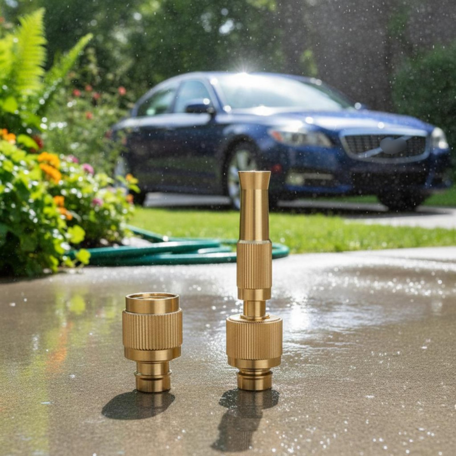 Brass Water Universal Connecto - مراجعة Gardening Tools And Equipment وسعره