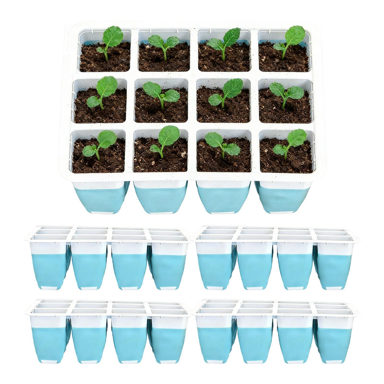 5 Pack Silicone Seed Starter T - مراجعة Seed Starter Trays وسعره