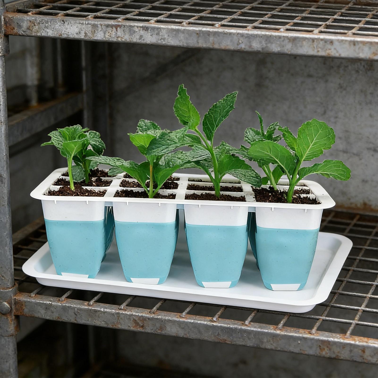 5 Pack Silicone Seed Starter T - مراجعة Seed Starter Trays وسعره