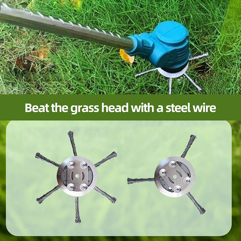 Steel Wire Grass Trimmer Head, - مراجعة Gardening Tools To Remove Grass وسعره