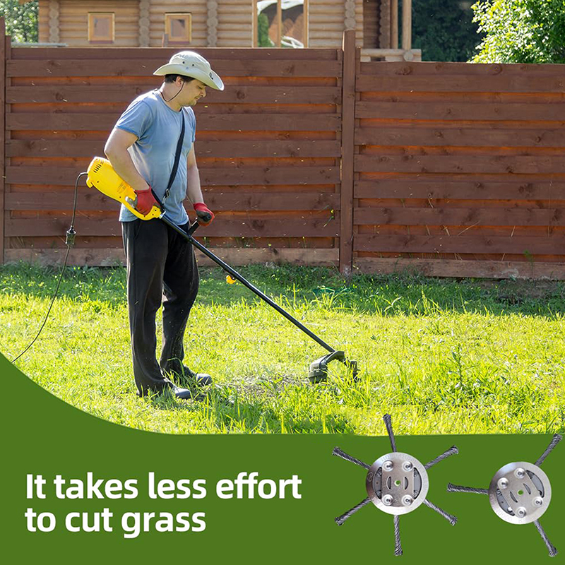 Steel Wire Grass Trimmer Head, - مراجعة Gardening Tools To Remove Grass وسعره