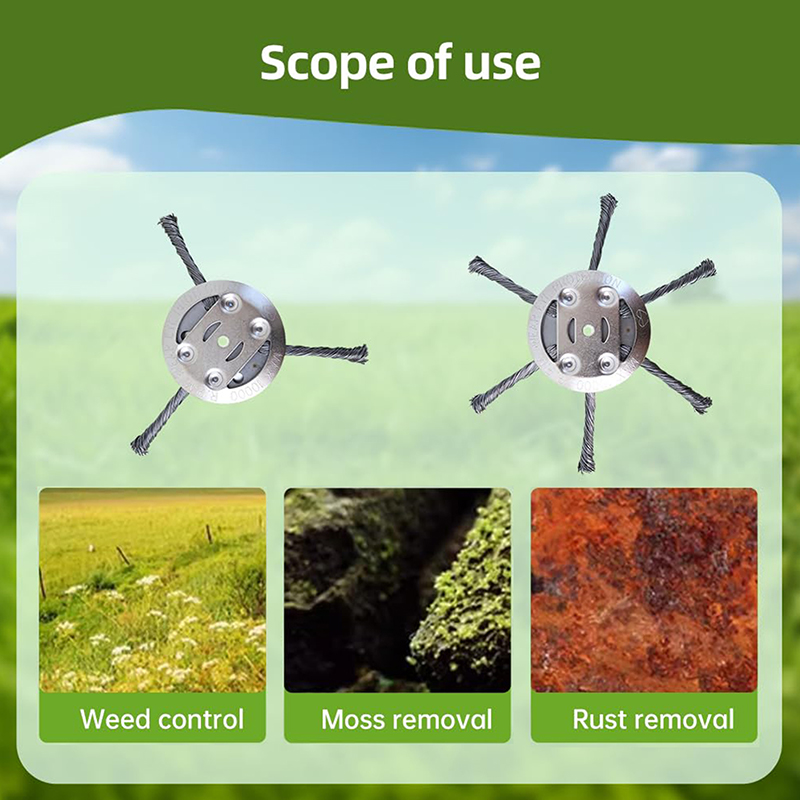 Steel Wire Grass Trimmer Head, - مراجعة Gardening Tools To Remove Grass وسعره