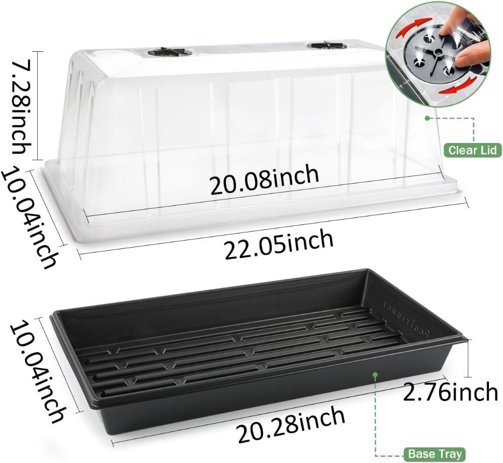 1020 Plant Tray with Tall 7.3
