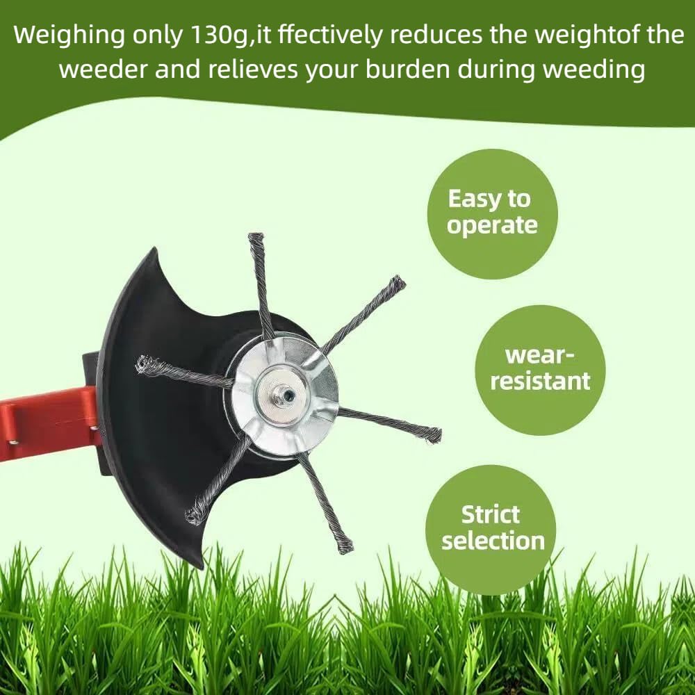 Wear Resistant Weed Brush Head - مراجعة Gardening Tools To Remove Grass وسعره