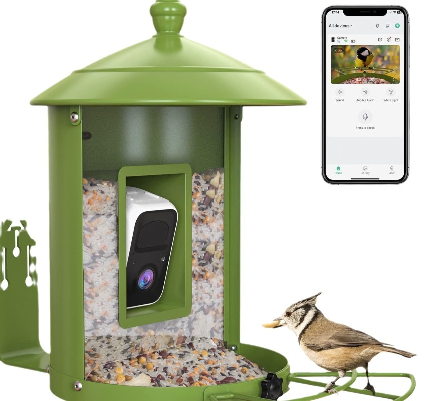AI intelligent bird feeder wit - مراجعة Gardening Tools Definition وسعره