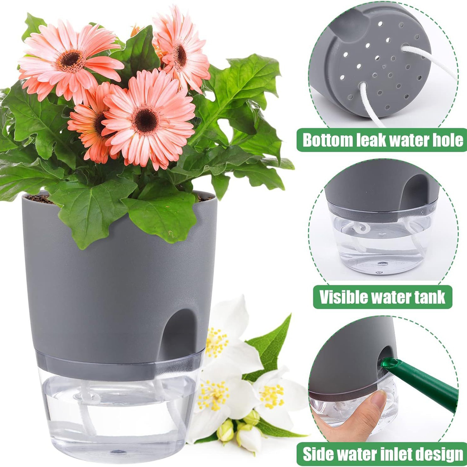 8.2/10.5/15.3/23.5cm Hydroponi - مراجعة Gardening Tools Brands وسعره