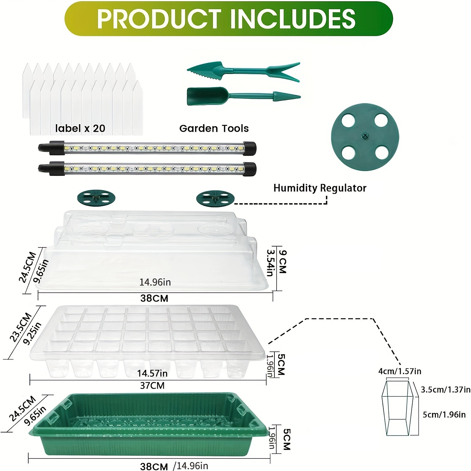 4-Pack Seed Starter Tray Kit 1 - مراجعة Seed Starter Trays وسعره