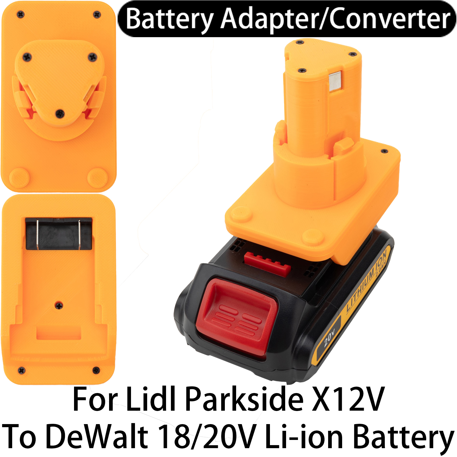 Battery Adapter Converter For  - مراجعة Gardening Tools Lidl وسعره