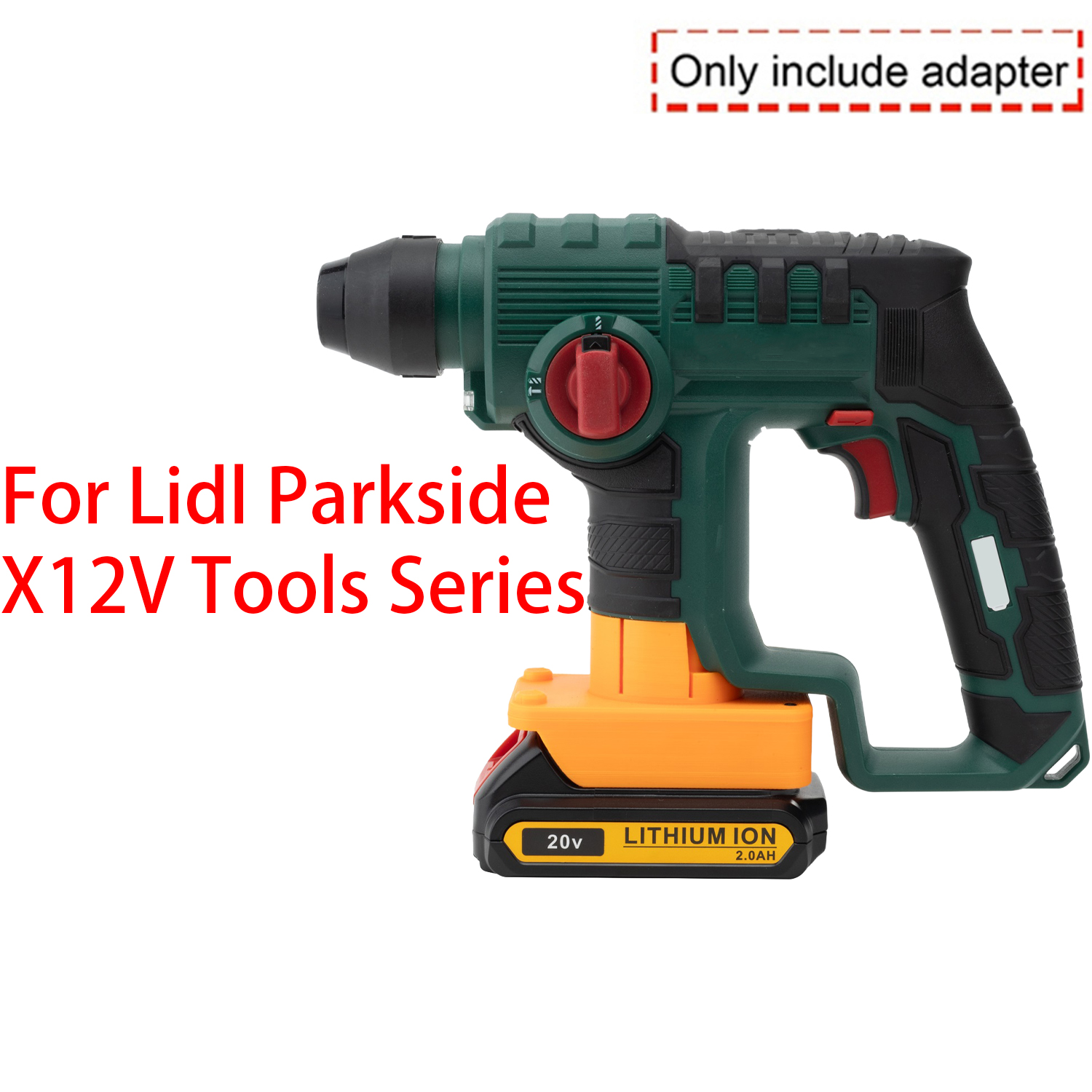 Battery Adapter Converter For  - مراجعة Gardening Tools Lidl وسعره