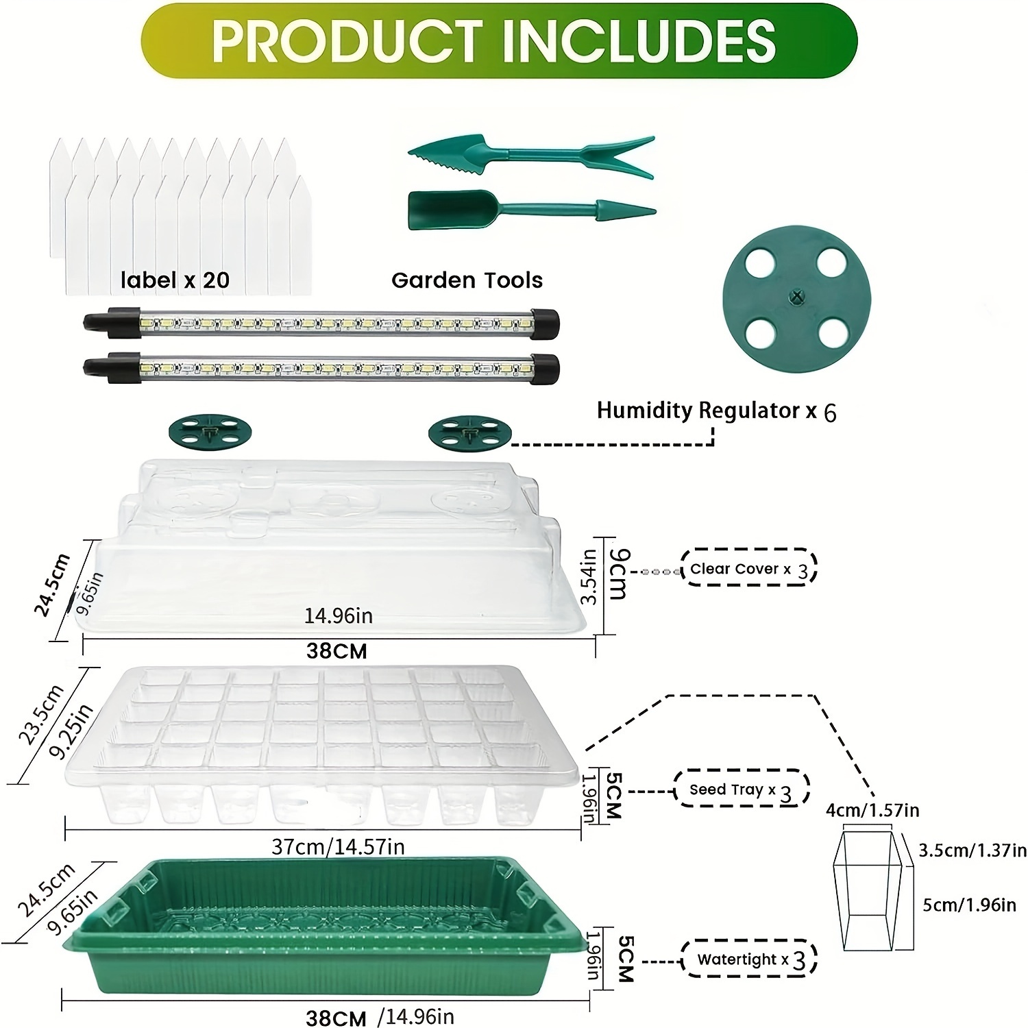 Seed Starter Trays With High D - مراجعة Seed Starter Trays وسعره