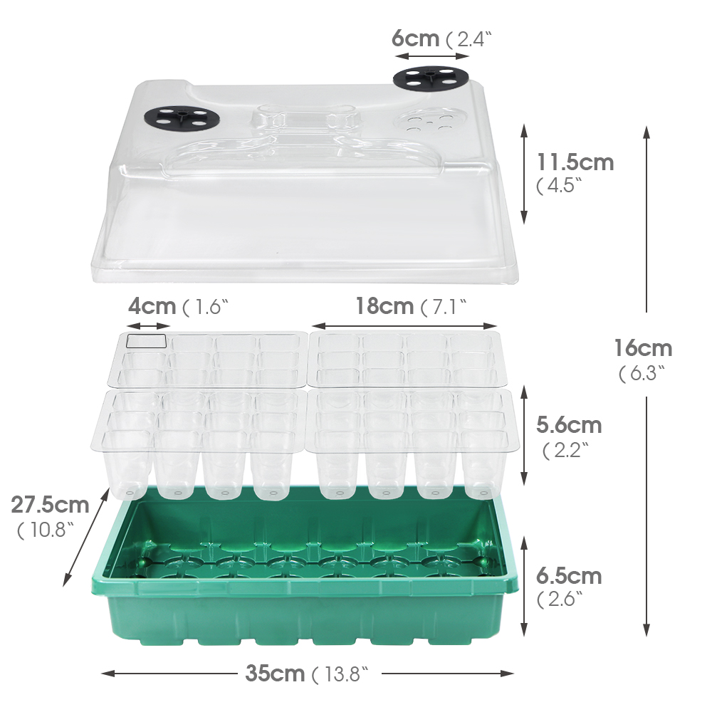 Warm Seedlings Box Heating Mat - مراجعة Seed Starter Trays وسعره
