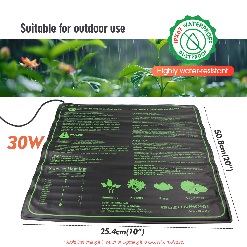 Warm Seedlings Box Heating Mat - مراجعة Seed Starter Trays وسعره