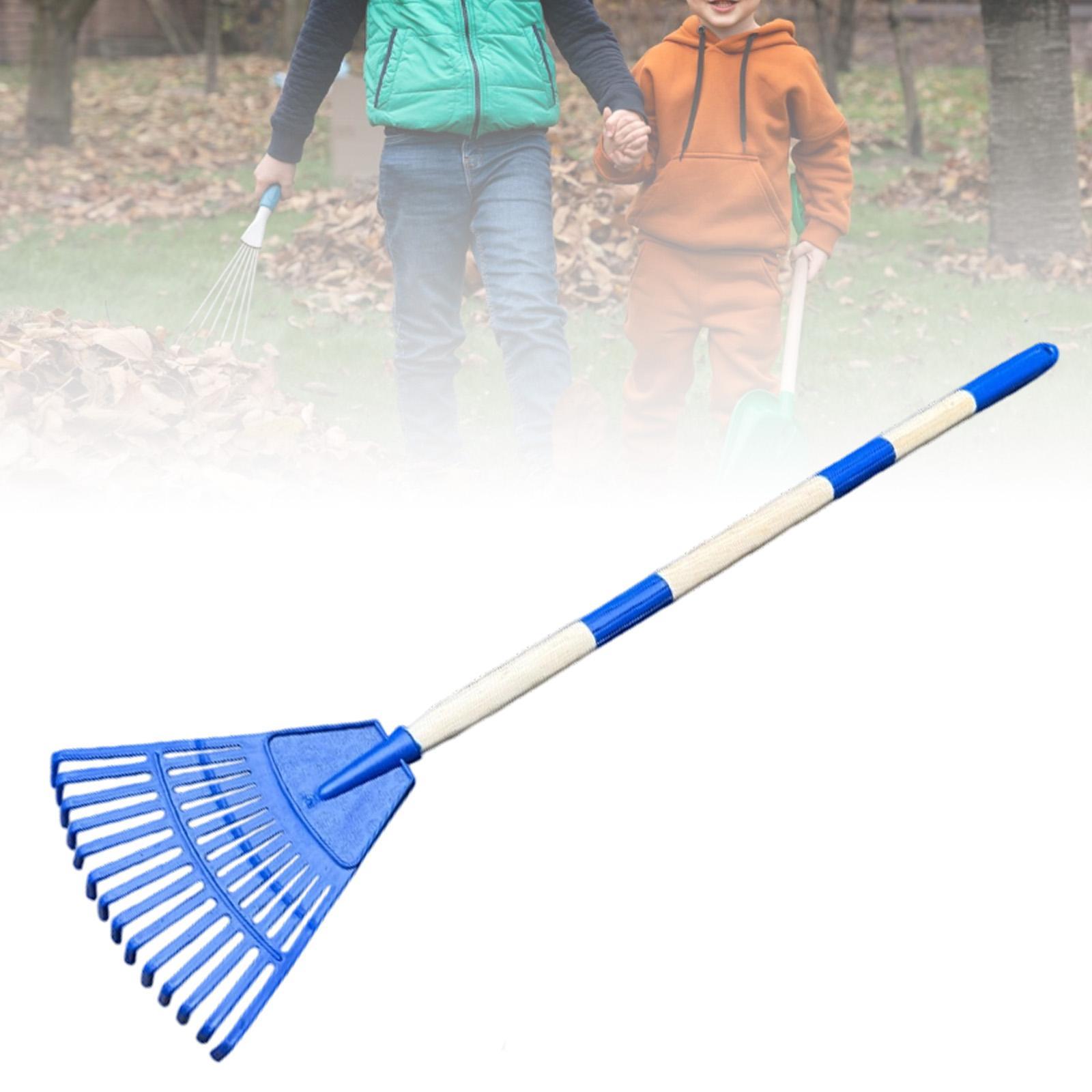 Small Leaf Rake 3 Sections Ste - مراجعة Gardening Tools For 6 Year Old وسعره