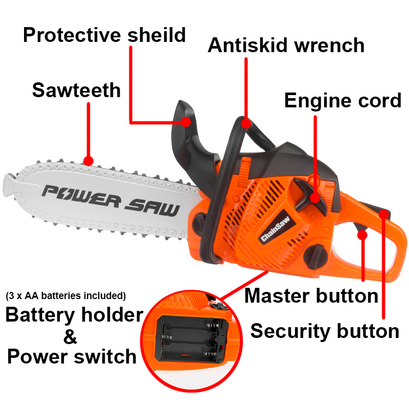 Toy Chainsaw Kids Toy Tools fo - مراجعة Gardening Tools For 6 Year Old وسعره