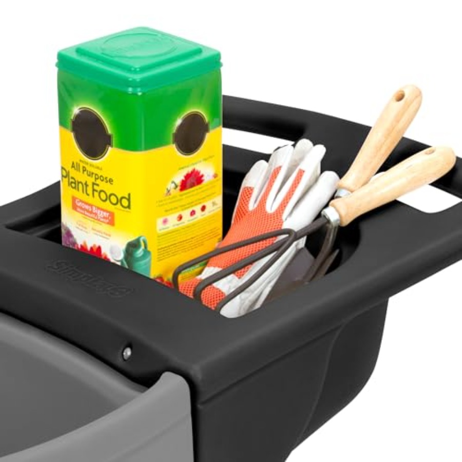 Garden wheelbarrow with tool s - مراجعة Gardening Tools Made In Usa وسعره