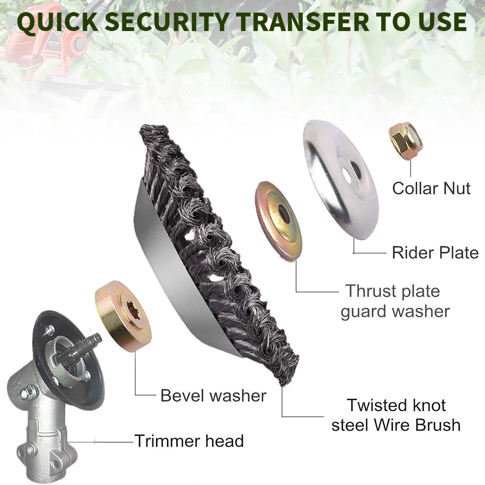 6/8 Inch Grass Trimmer Head De - مراجعة Gardening Tools To Remove Grass وسعره