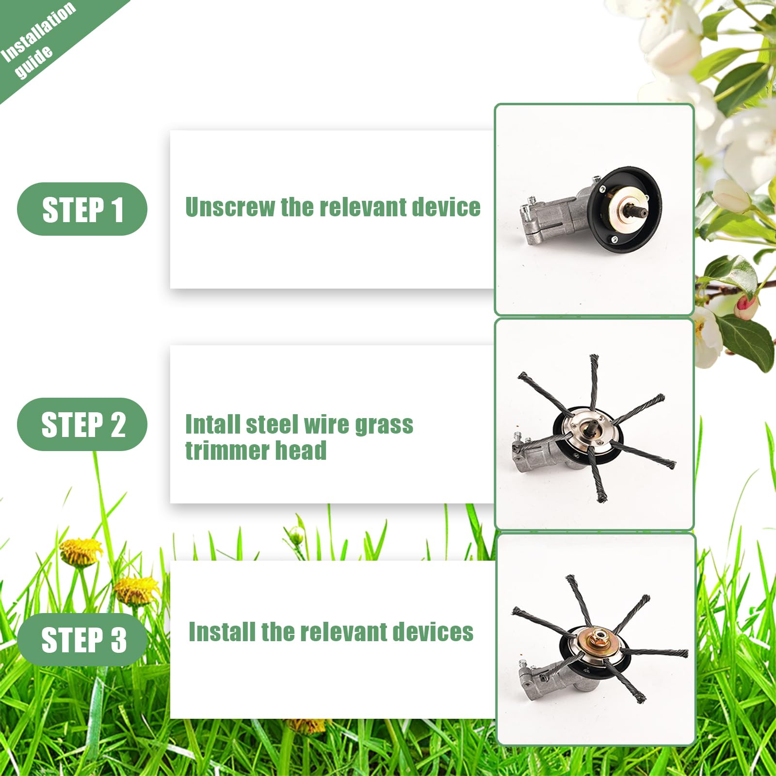 High Efficiency Weed Brush Hea - مراجعة Gardening Tools Basic وسعره