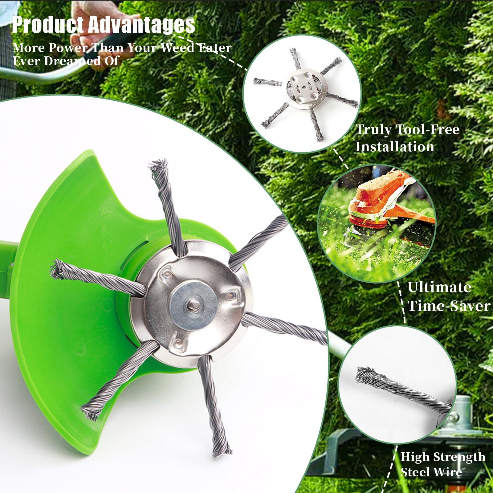 High Efficiency Weed Brush Hea - مراجعة Gardening Tools Basic وسعره
