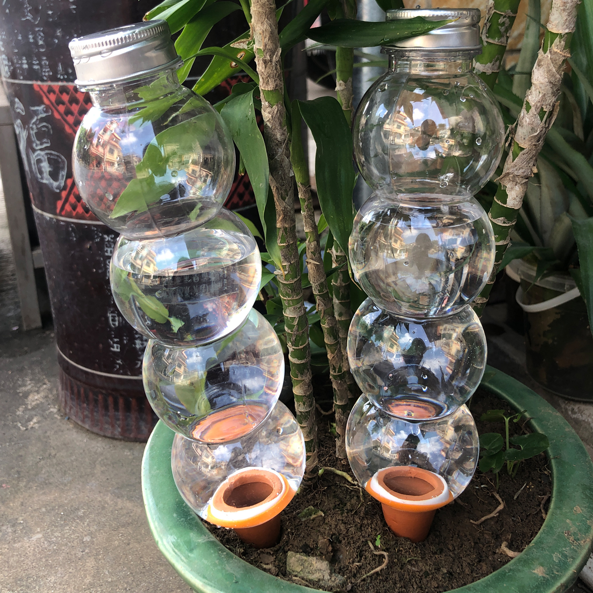 2 Pcs Automatic Plant Watering - مراجعة Gardening Tools And Equipment وسعره