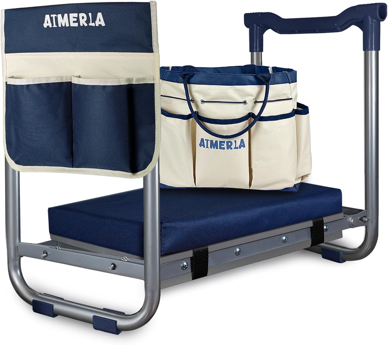Foldable Kneeler Seat with Det - مراجعة Gardening Tools Bag وسعره