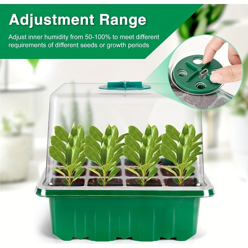 LED Grow Light Garden Plant Su - مراجعة Seed Starter Trays وسعره