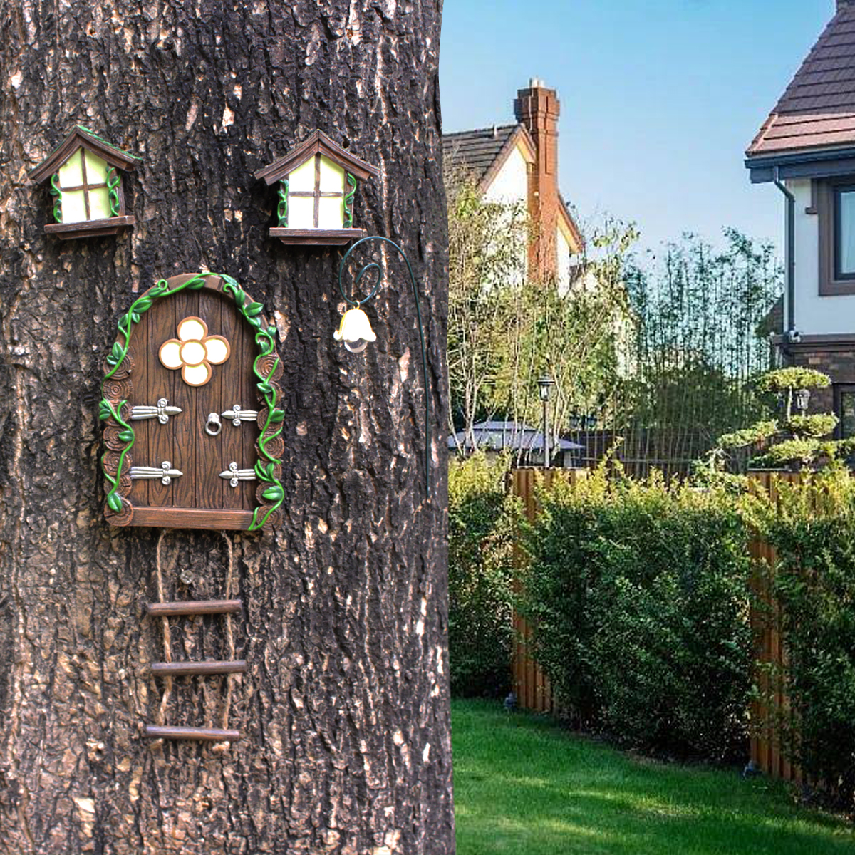 1 Set, Mini Fairy Tale Door De - مراجعة Gardening Tools Store وسعره