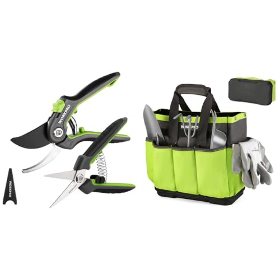 Garden Pruning Shears and Tool - مراجعة Gardening Tools Bag وسعره