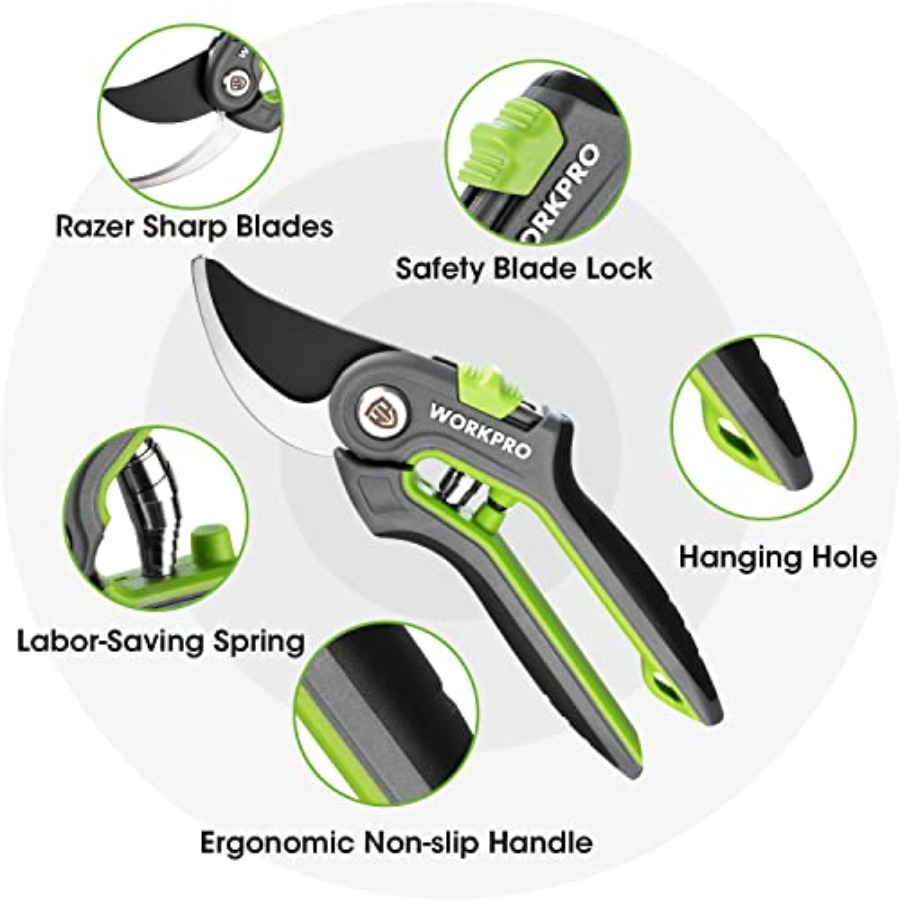Garden Pruning Shears and Tool - مراجعة Gardening Tools Bag وسعره