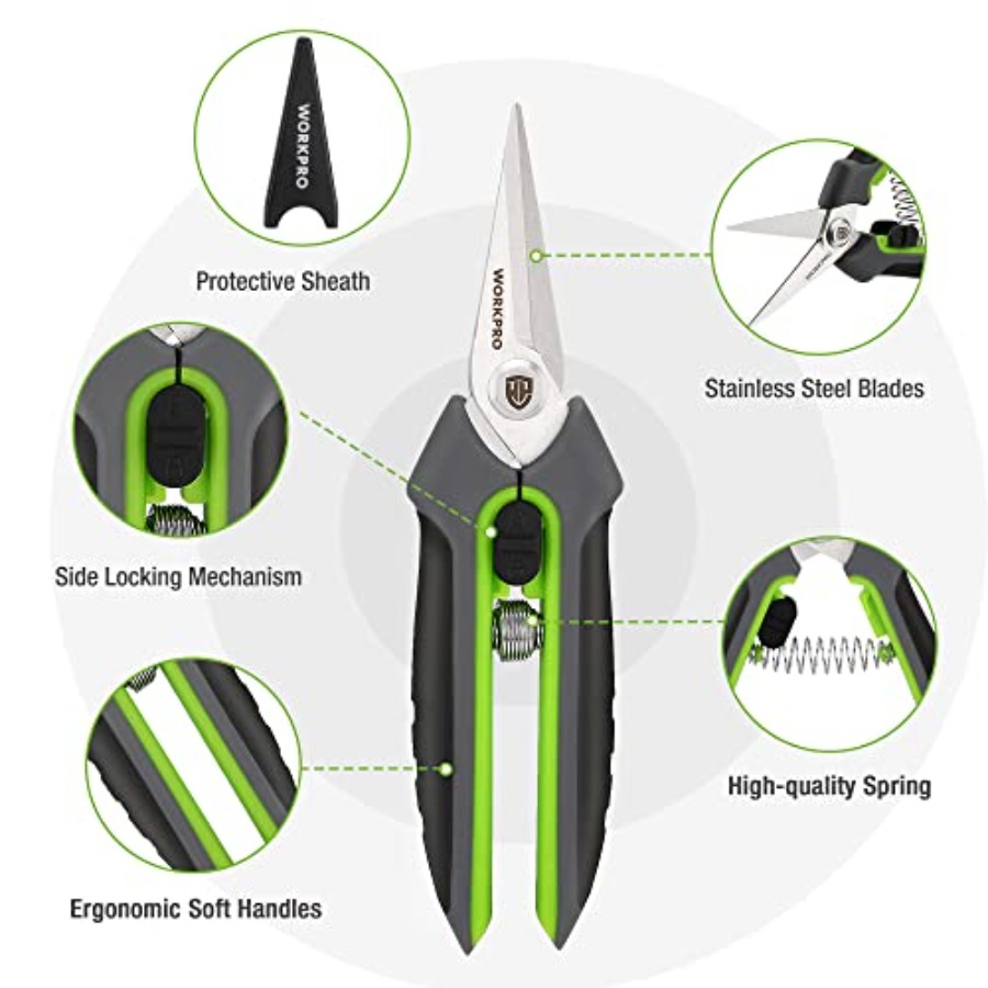 Garden Pruning Shears and Tool - مراجعة Gardening Tools Bag وسعره