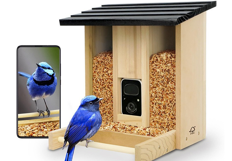 Bamboo wood intelligent bird f - مراجعة Gardening Tools Definition وسعره