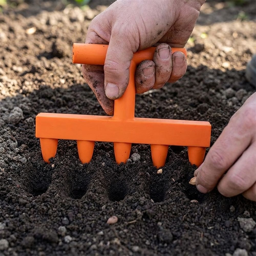 Plastic Soil Hole Drilling Too - مراجعة Garden Row Marker وسعره