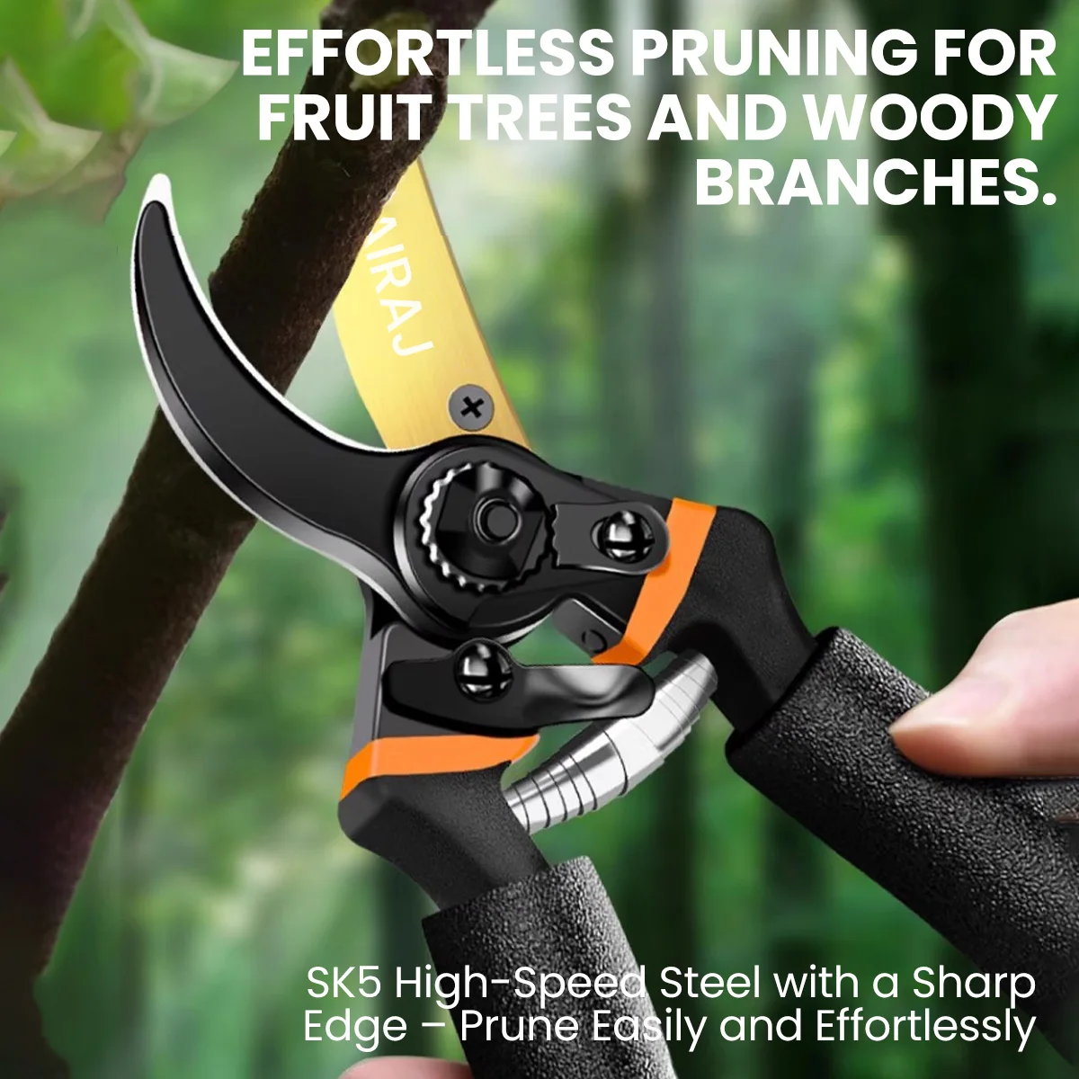 AIRAJ 8.5 Inch Pruner Shears S - مراجعة Gardening Tools On Sale وسعره