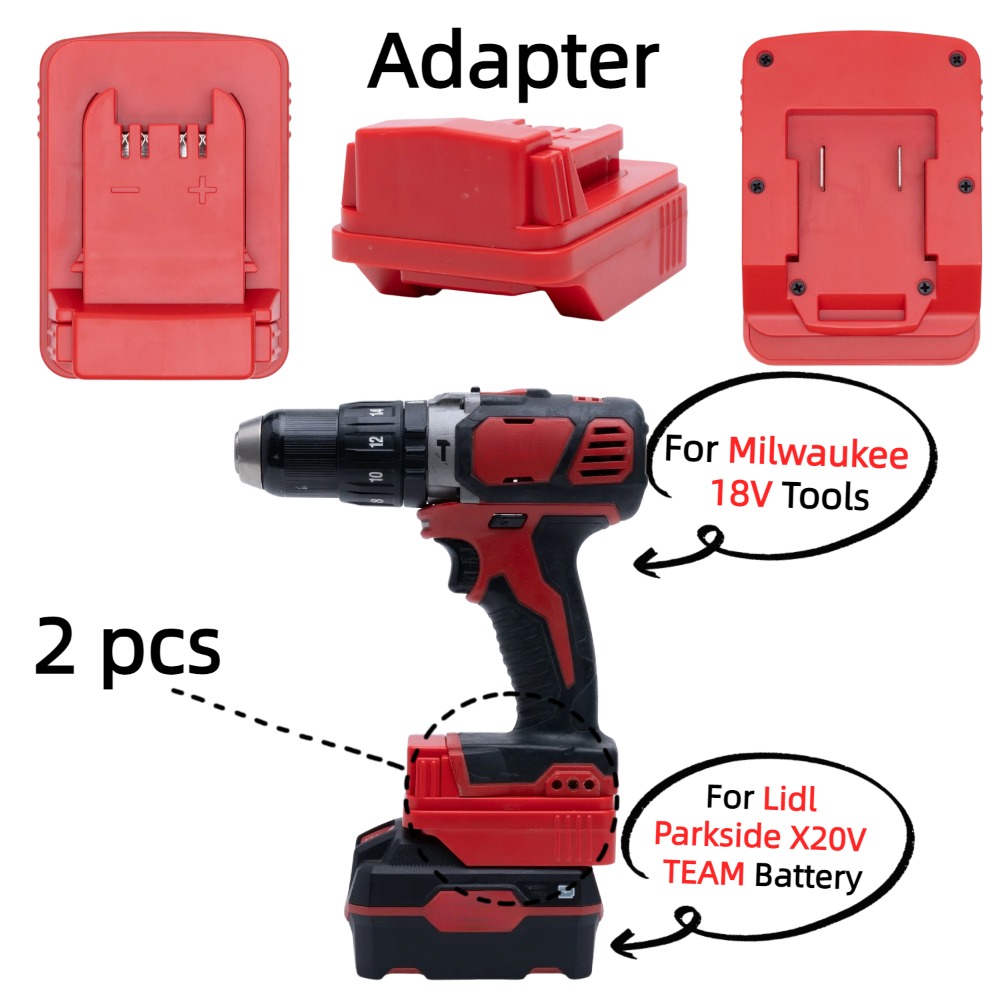 2 Pcs Battery Adapter for Lidl - مراجعة Gardening Tools Lidl وسعره