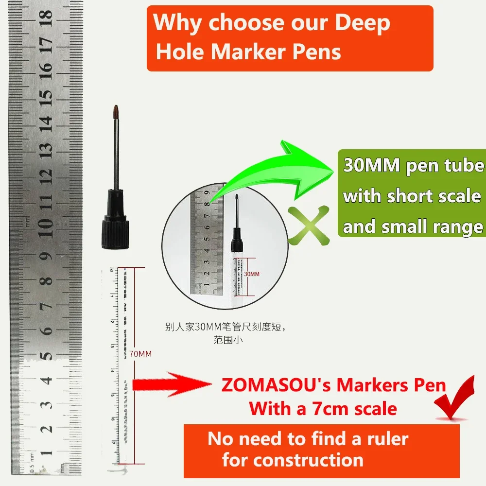 1-16Pcs 20+32mm Deep Hole Mark - مراجعة Garden Row Marker وسعره