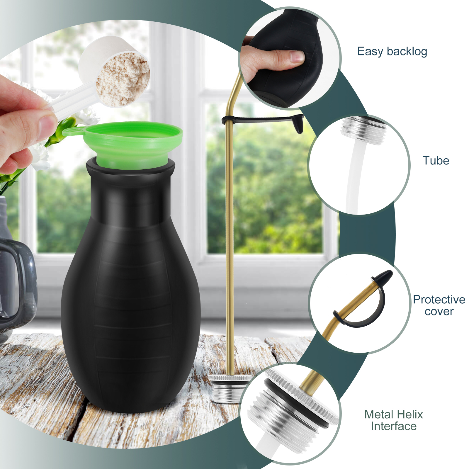 Garden Powder Applicator Dispe - مراجعة Gardening Tools Store وسعره