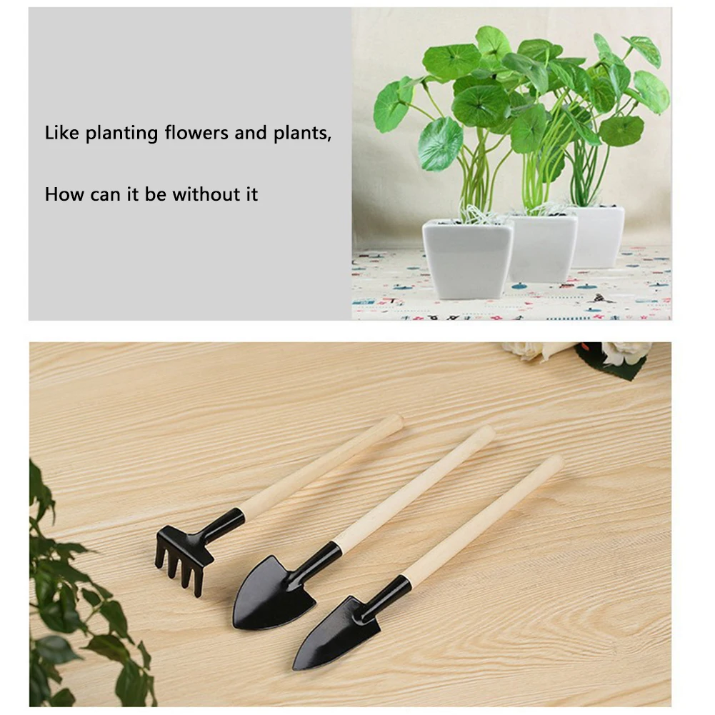 3pcs/set Mini Gardening Tools  - مراجعة Gardening Tools For 6 Year Old وسعره