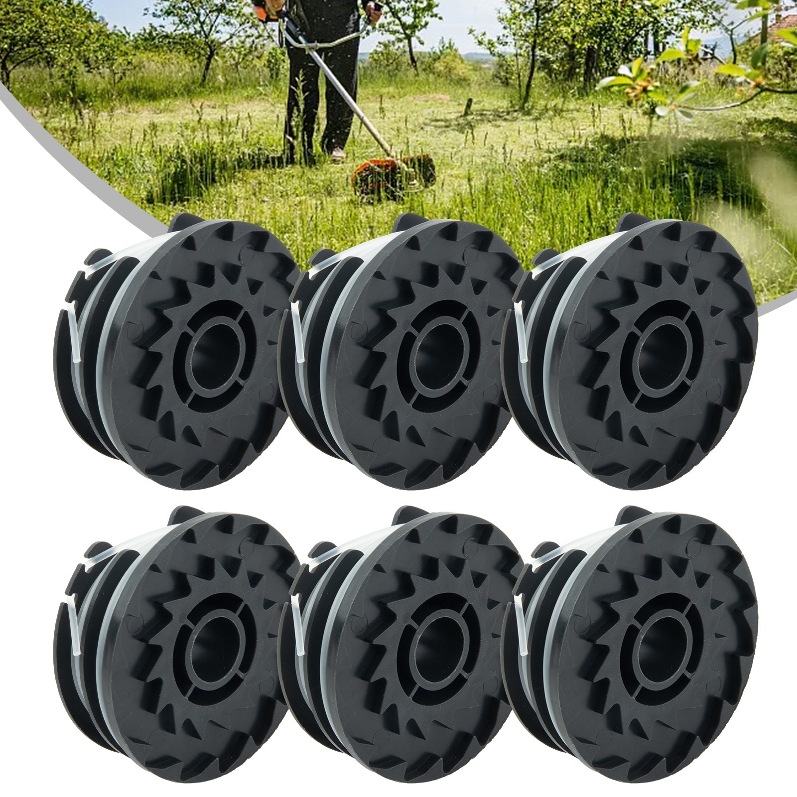 Portable 1/6PCS Thread Spools  - مراجعة Gardening Tools Lidl وسعره