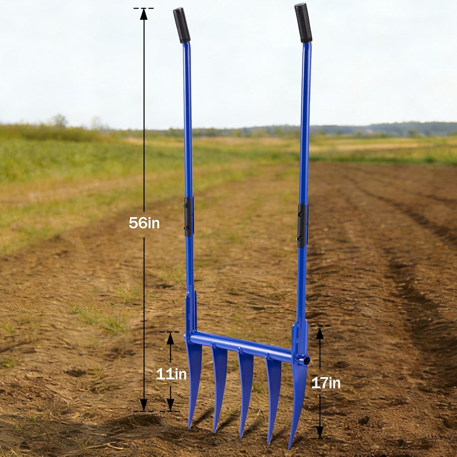 56'' Heavy Duty Broadfork for  - مراجعة Gardening Tools Sharp وسعره