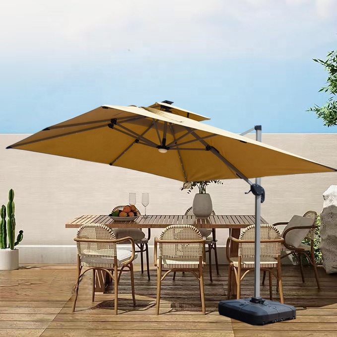L  Big Size Cantilever Parasol - مراجعة Gardening Tools Big وسعره